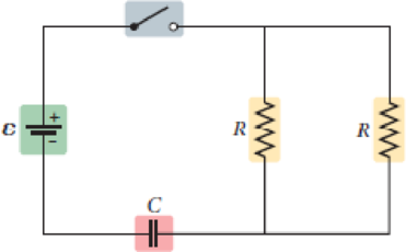 Chapter 21.7, Problem 7EYU, Give a symbolic expression for the current that flows through the circuit in Figure 21-32 (a) 