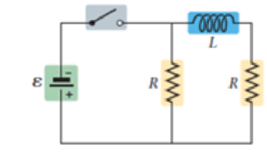 Chapter 23.8, Problem 8EYU, Consider the circuit shown in Figure 23-25. (a) Is the current supplied by the battery immediately 