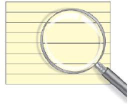 Chapter 27.3, Problem 3EYU, A magnifying glass is held over a ruled piece of paper as shown in Figure 27-17. What is the 