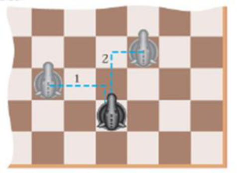 Chapter 3, Problem 40PCE, Predict/Calculate Moving the Knight Two of the allowed chess moves for a knight are shown in Figure 
