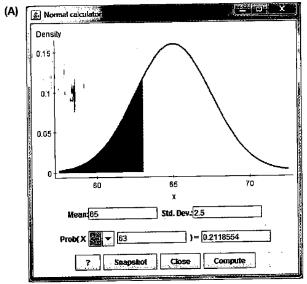 Chapter 6, Problem 17SE, Women’s height (Example 4) College women have a mean height of inches and a standard deviation of , example  1