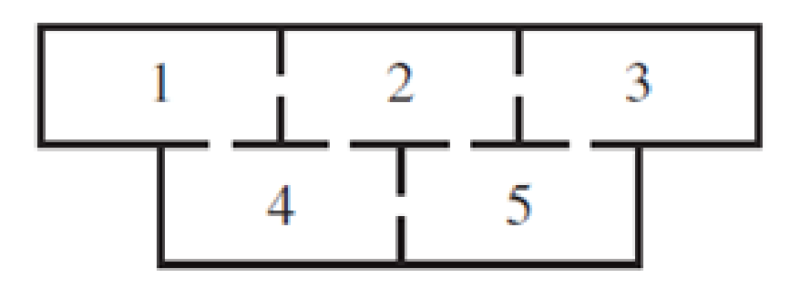 Chapter 10.1, Problem 18E, The mouse is placed in room 3 of the maze shown below. a. Construct a transition matrix and an 