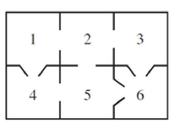 Chapter 10.3, Problem 7E, Consider the mouse in the following maze from Section 10.1, Exercise 19. Find the communication , example  2