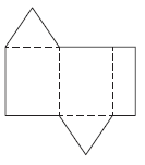 Chapter 11.4, Problem 1NAEP, Which of the following can be folded to form the prism above? A. B. C. D. E. , example  2