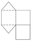 Chapter 11.4, Problem 1NAEP, Which of the following can be folded to form the prism above? A. B. C. D. E. , example  5