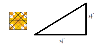 Chapter 12.2, Problem 4MC, In making a quilt block out of congruence right triangles you mark a right angle and the length of 