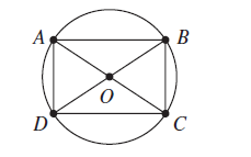 Chapter 12.3, Problem 4MC, a. Construct a circle O and draw two diameters. Label them AC and BD. Then draw ABCD as below. Prove 