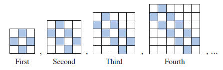 Chapter 8.2A, Problem 3A, In the tile pattern sequence of figures shown, each figure starting from the second has two more 