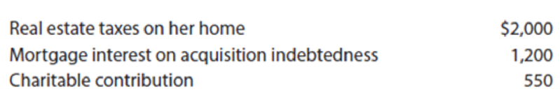 Chapter 12, Problem 3CPA, Carol reports taxable income of 48,000. Included in that calculation are the following items. Carol 