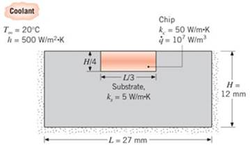 Chapter 4, Problem 4.80P, A simplified representation for cooling in very large-scale integration (VLSI) of microelectronics 