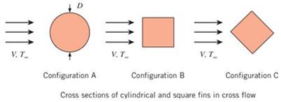 Chapter 7, Problem 7.51P, Pin fins are to be specified for use in an industrial cooling application. The fins will be 