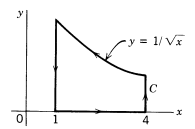 Chapter 6.9, Problem 3P, In Problems 2to5useGree n stheorem[formula(9.7)] to evaluate the given integrals. Cxydx+x2dy, where 