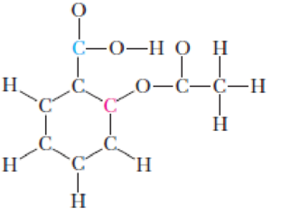 Chapter 10, Problem 10.108QE, Aspirin, or acetylsalicylic acid, has the formula C9H8O4 and the skeleton structure (a) Complete the 