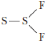 Chapter 10, Problem 10.125QE, Two compounds have the formula S2F2. Disulfur difluoride has the skeleton structure FSSF, whereas 