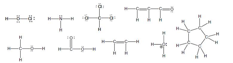 Chapter 1, Problem 8E, a model of each of the following molecules: a. Based on your model, draw a bond-line representation 