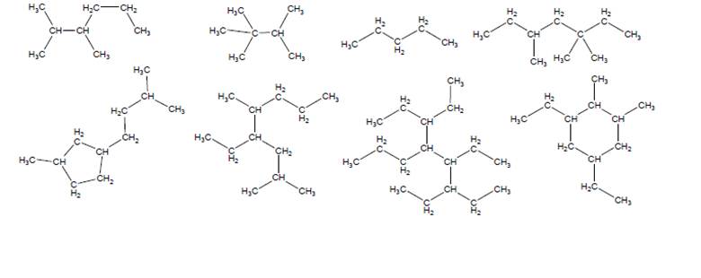 Chapter NW1, Problem 3E, Name each of the following structures. 