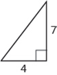 Chapter 3, Problem 403RE, In the following exercises, use the Pythagorean Theorem to find the length of the missing side. 
