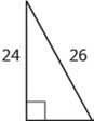 Chapter 3, Problem 437PT, In the following exercises, use the Pythagorean Theorem to find the length of the missing side. 