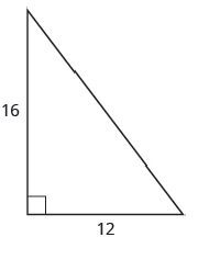 Chapter 3.4, Problem 236E, In the following exercises, use the Pythagorean Theorem to find the length of the hypotenuse. 236. 