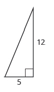 Chapter 3.4, Problem 238E, In the following exercises, use the Pythagorean Theorem to find the length of the hypotenuse. 238. 