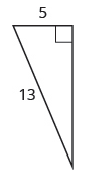 Chapter 3.4, Problem 241E, In the following exercises, use the Pythagorean Theorem to find the length of the leg. Round to the 