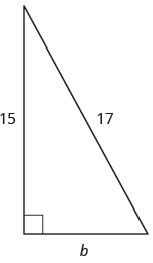 Chapter 3.4, Problem 3.79TI, Use the Pythagorean Theorem to find the length of the leg in the triangle shown below. 