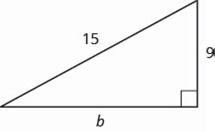Chapter 2.3, Problem 2.68TI, Use the Pythagorean Theorem to find the length of the leg in the figure. 