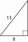 Chapter 2.3, Problem 211E, In the following exercises, use the Pythagorean Theorem to find the length of the leg. Round to the 