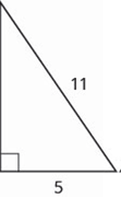 Chapter 2.3, Problem 213E, In the following exercises, use the Pythagorean Theorem to find the length of the leg. Round to the 