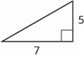Chapter 2.3, Problem 214E, In the following exercises, use the Pythagorean Theorem to find the length of the leg. Round to the 