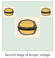 Chapter 7.2, Problem 16MS, Burger heaven (S). Sketch a picture of a hamburger, and make three reduced copies, two reduced to 