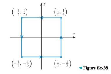 Chapter 10.1, Problem 38ES, Find parametric equations for the rectangle in the accompanying figure, assuming that the rectangle 