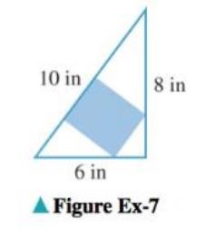 Chapter 4.5, Problem 7ES, Solve the problem in Exercise 6 assuming the rectangle is positioned as in Figure Ex-7. 