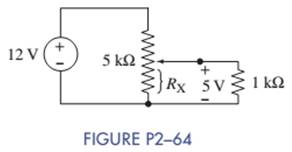 Chapter 2, Problem 2.64P, You wish to drive a 1-k load from your car battery as shown in Figure P2-64. The load needs 5 V 