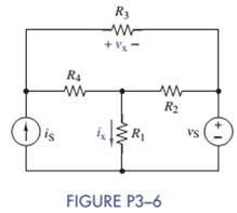 Chapter 3, Problem 3.6P, Choose a ground wisely and formulate node-voltage equations for the circuit in Figure P3-6. Solve 