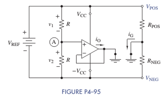 Chapter 4, Problem 4.95IP, Bipolar Power Supply Voltages The circuit in Figure P4-95 produces bipolar power supply voltages 