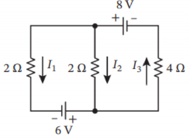 Chapter 1.10, Problem 5E, In Exercises 58, analyze the given electrical circuits by finding the unknown currents. 