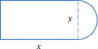 Chapter 4.3, Problem 21E, In Problems 2123 the figures are made of rectangles and semicircles. (a) Find a formula for the 