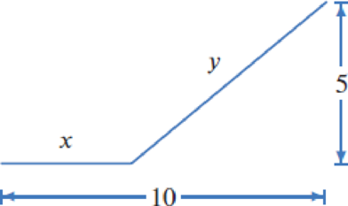 Chapter 4.3, Problem 25E, In Problems 2528, find the minimum and maximum values of the expression where x and y are lengths in 