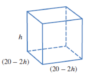 Chapter 4.3, Problem 60E, In Problems 5961, explain what is wrong with the statement. An open box is made from a 