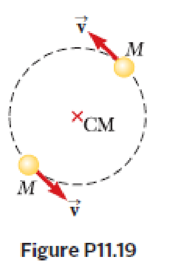 Chapter 11, Problem 19P, Plasketts binary system consists of two stars that revolve in a circular orbit about a center of 