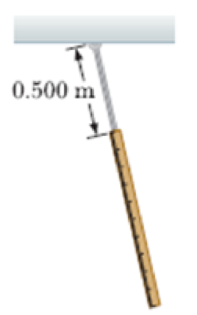 Chapter 12, Problem 31P, A very light rigid rod of length 0.500 m extends straight out from one end of a meter-stick. The 