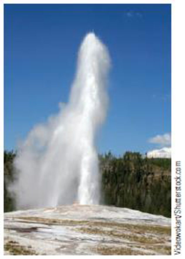 Chapter 15, Problem 40P, Review. Old Faithful Geyser in Yellowstone National Park erupts at approximately one-hour intervals, 