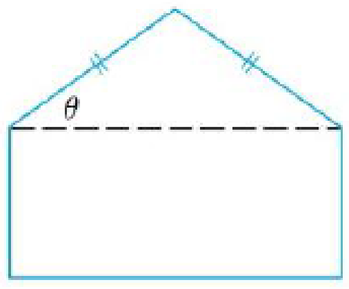 Chapter 11, Problem 61RE, A pentagon is formed by placing an isosceles triangle on a rectangle, as shown in the figure. II the 