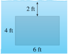 Chapter 7.6, Problem 25E, 2529  A vertical plate is submerged (or partially submerged) in water and has the indicated shape. 