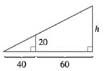 Chapter 7.4, Problem 30PS, Each figure in Problems 29-34 contains two similar triangles. Find the unknown measure indicated by 