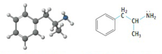 Chapter 16.10, Problem 2RC, 2. The molecule whose structure is illustrated here is amphetamine, a stimulant Which description 