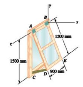 Chapter 4.3, Problem 4.119P, PROBLEM 4.119 Solve Prob. 4.113, assuming that the hinge at A has been removed and that the hinge at 