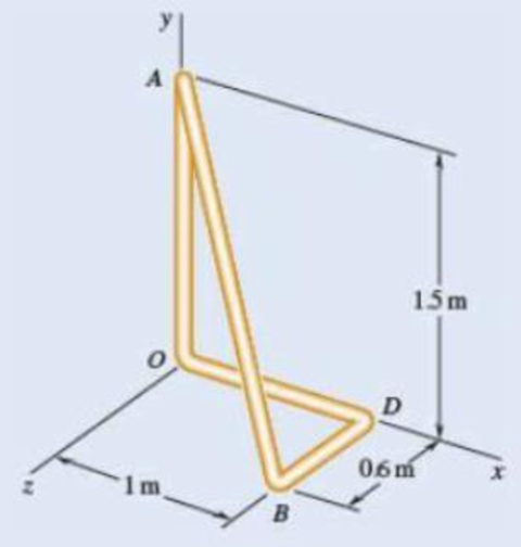 Chapter 5.4, Problem 5.116P, Locate the center of gravity of the figure shown, knowing it is made of thin brass rods with a 