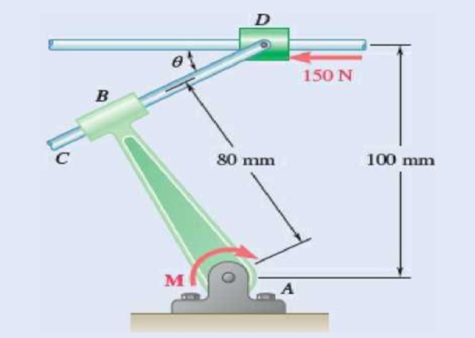 Chapter 6.4, Problem 6.138P, 6.137 and 6.138 Rod CD is attached to the collar D and passes through a collar welded to end B of 